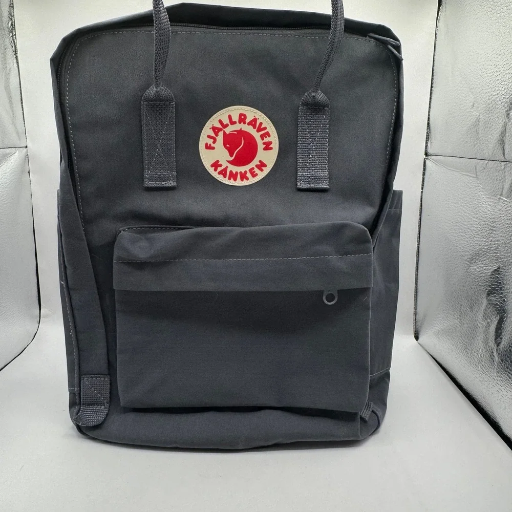 Fjallraven Kanken Backpack Charcoal Gray Classic Vinylon F Daypack
